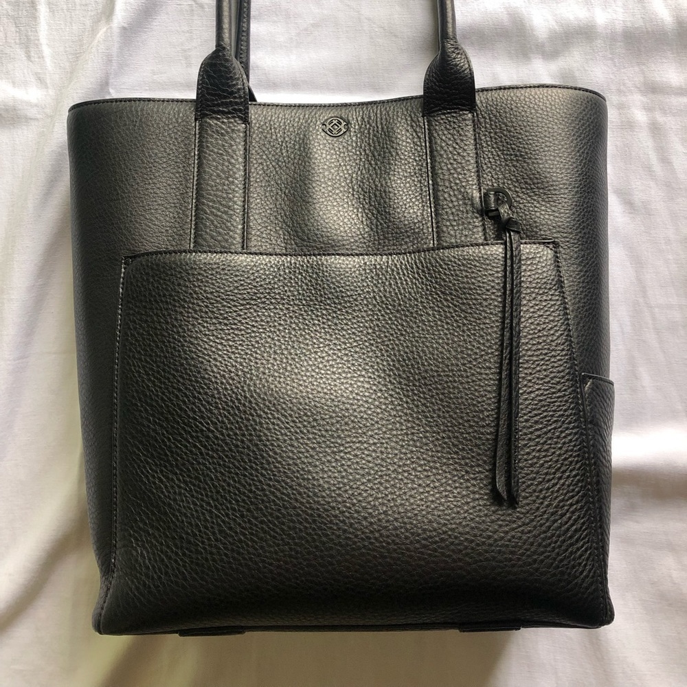 Dagne Dover - Charlie Tote (Onyx Leather)